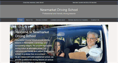 Desktop Screenshot of newmarketdrivingschool.net